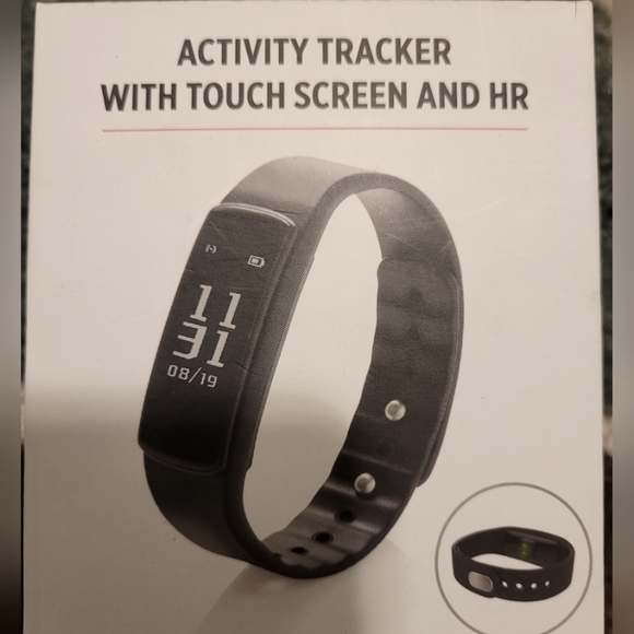 Activity tracker with touchscreen and heart rate monitor - Picture 1 of 4